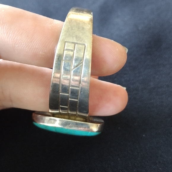 Jay King Sterling Silver Fire Opal and Turquoise DTR Bracelet - Picture 8 of 16